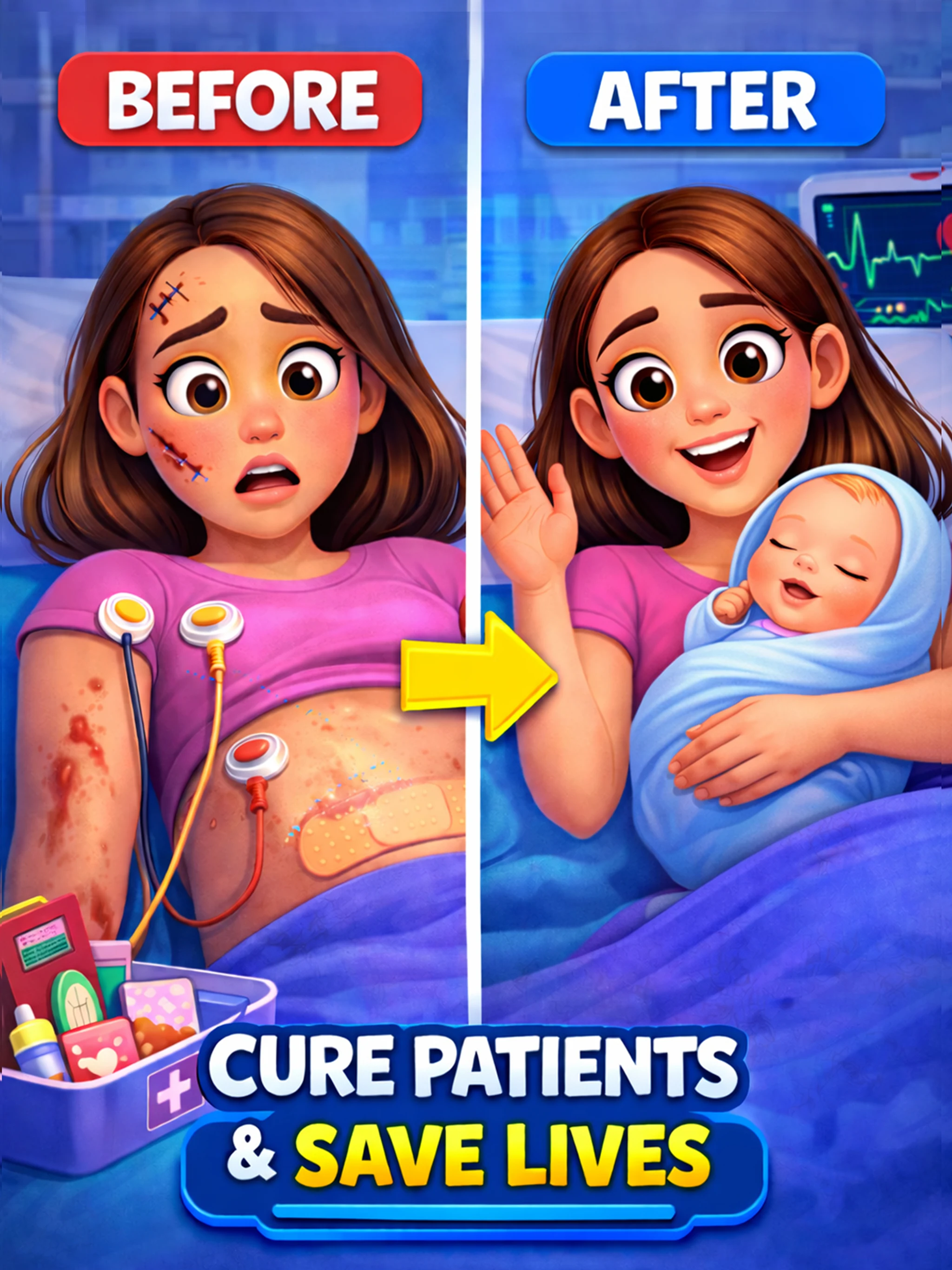 Pregnant Mom Doctor Game screenshot